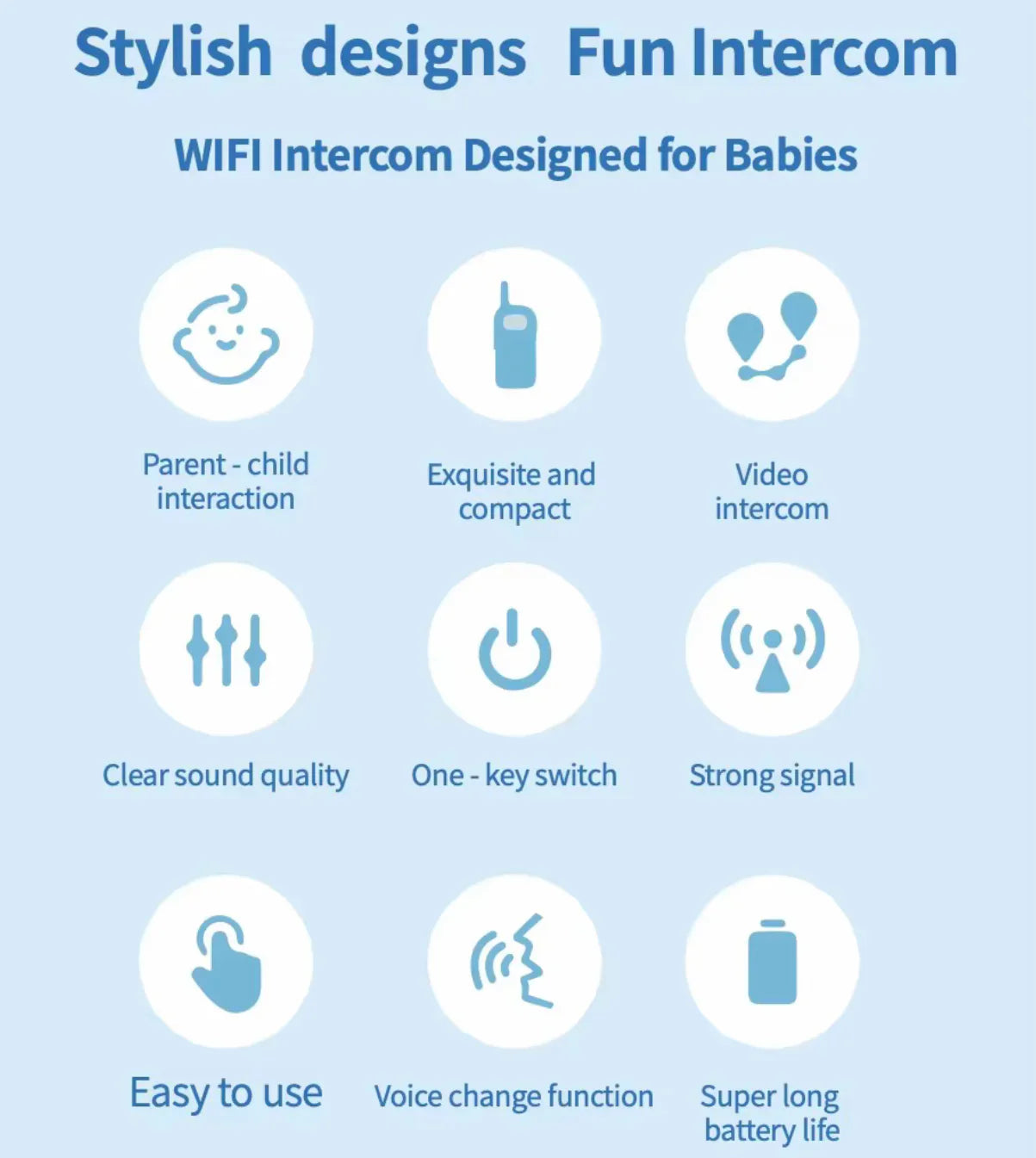 Walkie Talkie for Kids with Video