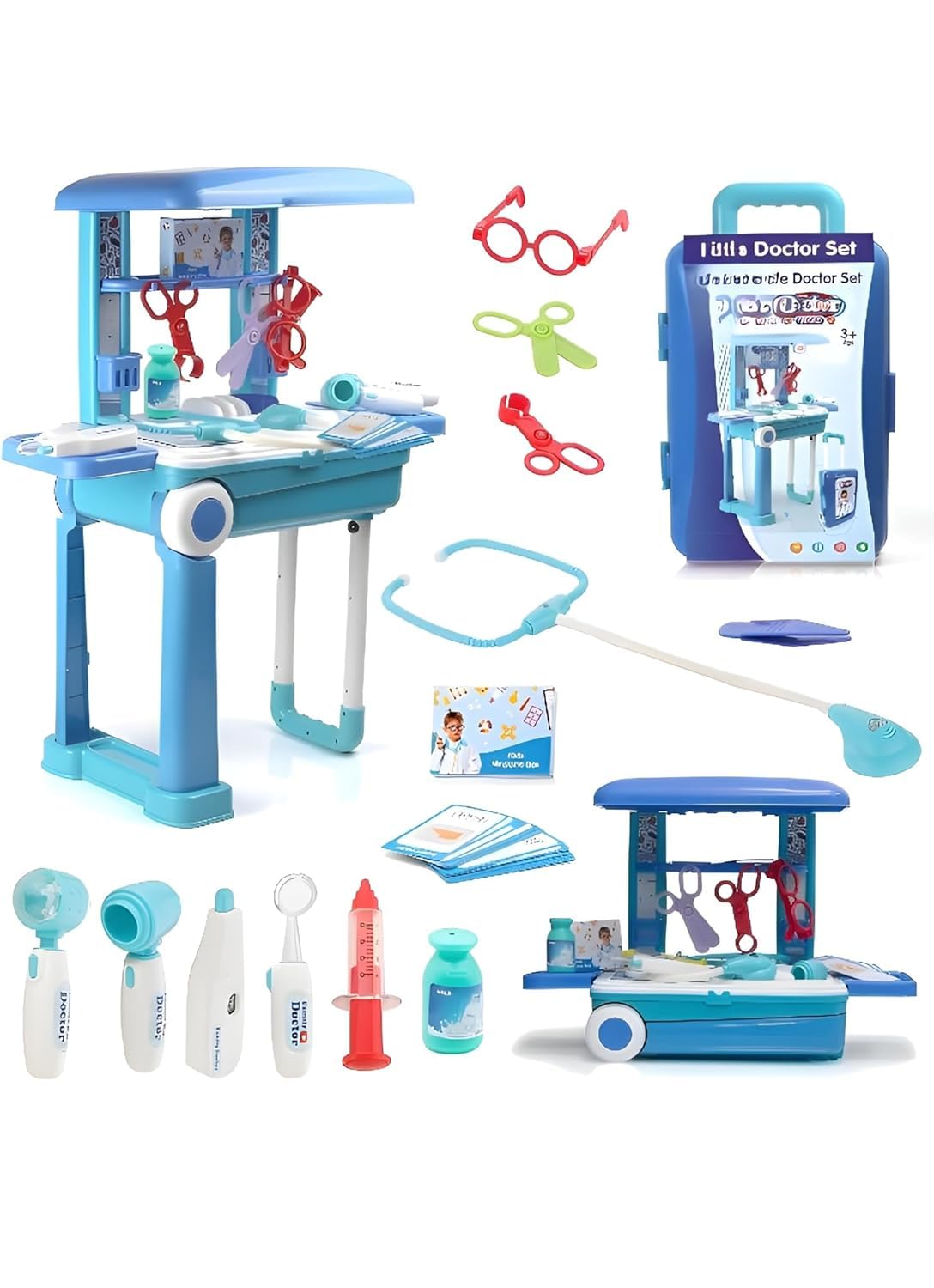 Premium Doctor Set With Pull & Push Trolley