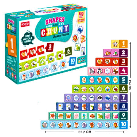 Shapes and Count Jigsaw Puzzles