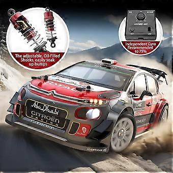 MJX Hyper GO 14303 1/14 Citroen C3 Fast RC Cars for Adults, Max 40mph Brushless RC Drift Car with Gyro, 4WD RTR High Speed RC Rally Car, 2 of 2000 mAh Drifting RC Remote Control Car for Adult