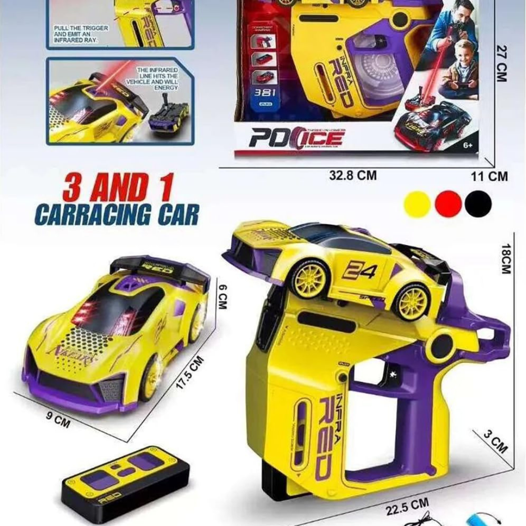 2 Player Infrared Battle RC Car with Gun & Lights
