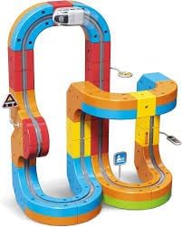 51 Pcs Track Fusion Train, Fun STEM Anti Gravity Race Track & Rail Cube Monorail