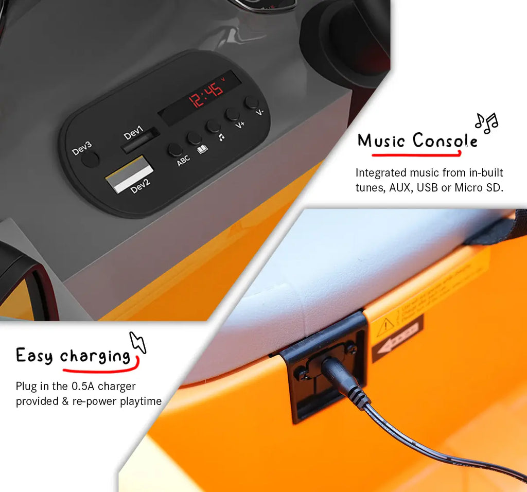 Audi Q8 Ride on Car (Orange)