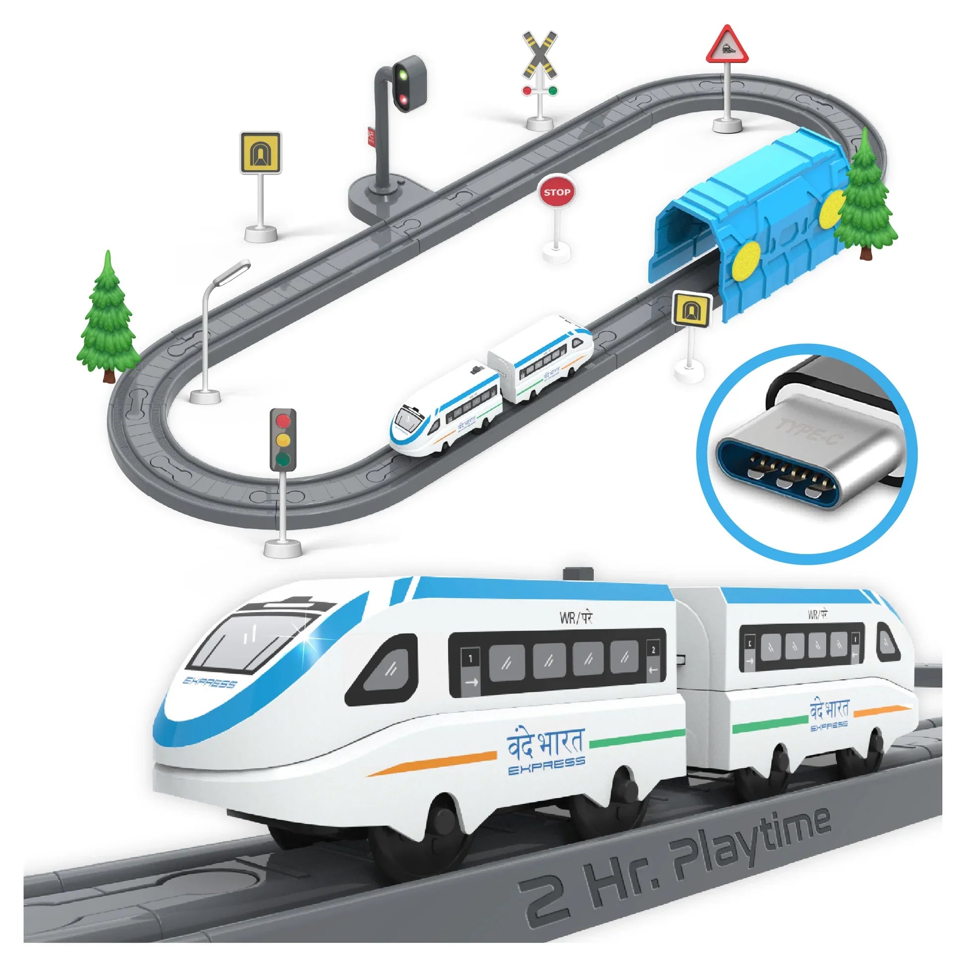 BOOGYWOOGY Bharat Express (49 Pcs)