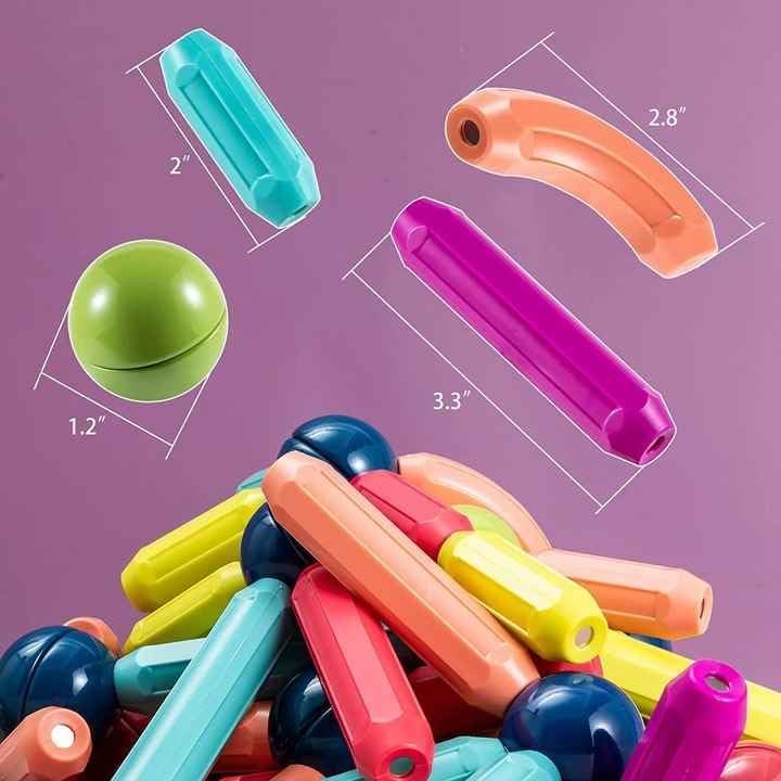 Magnetic Building Sticks Blocks(42 Pcs)