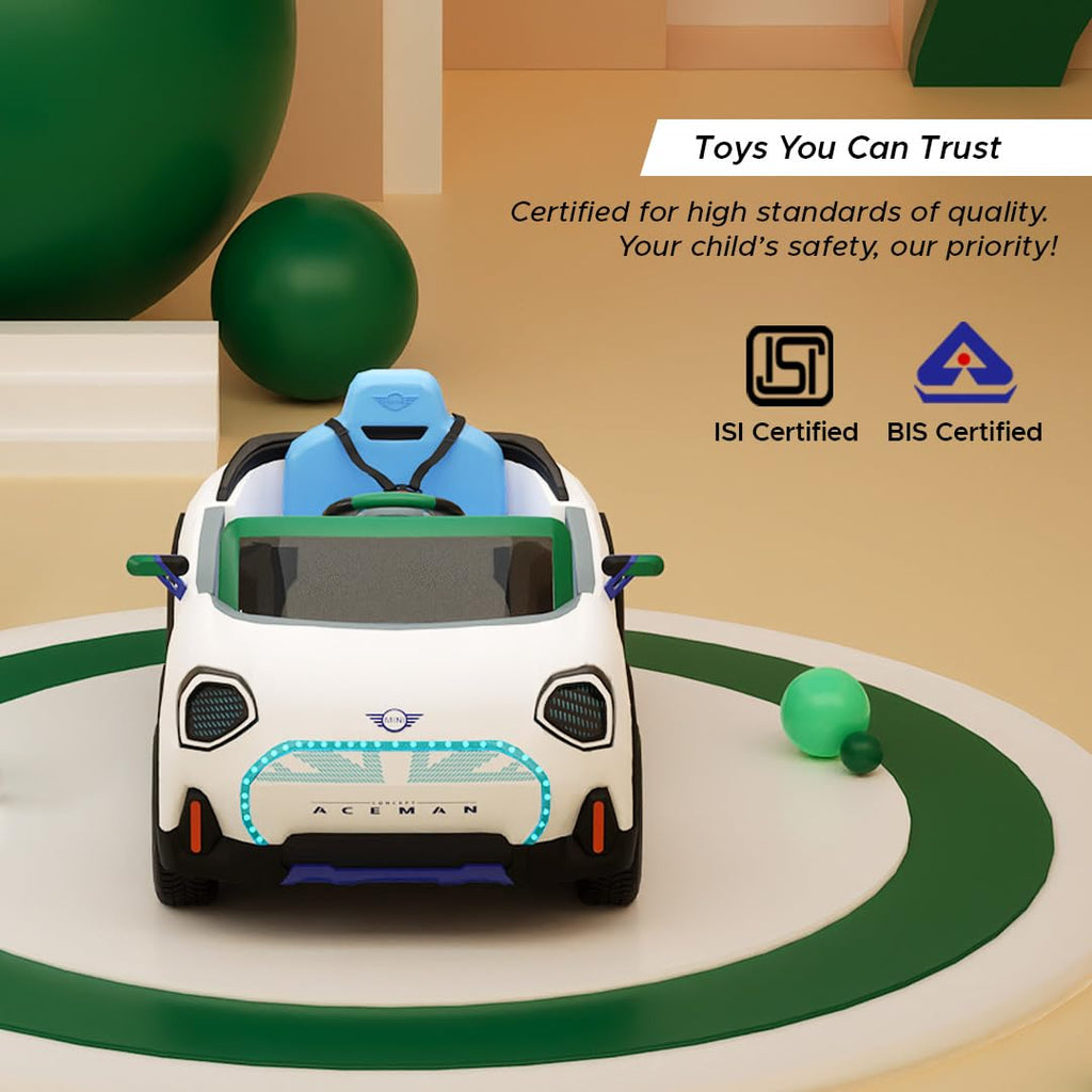 MINI COOPER ACEMAN Ride-on Car (White)