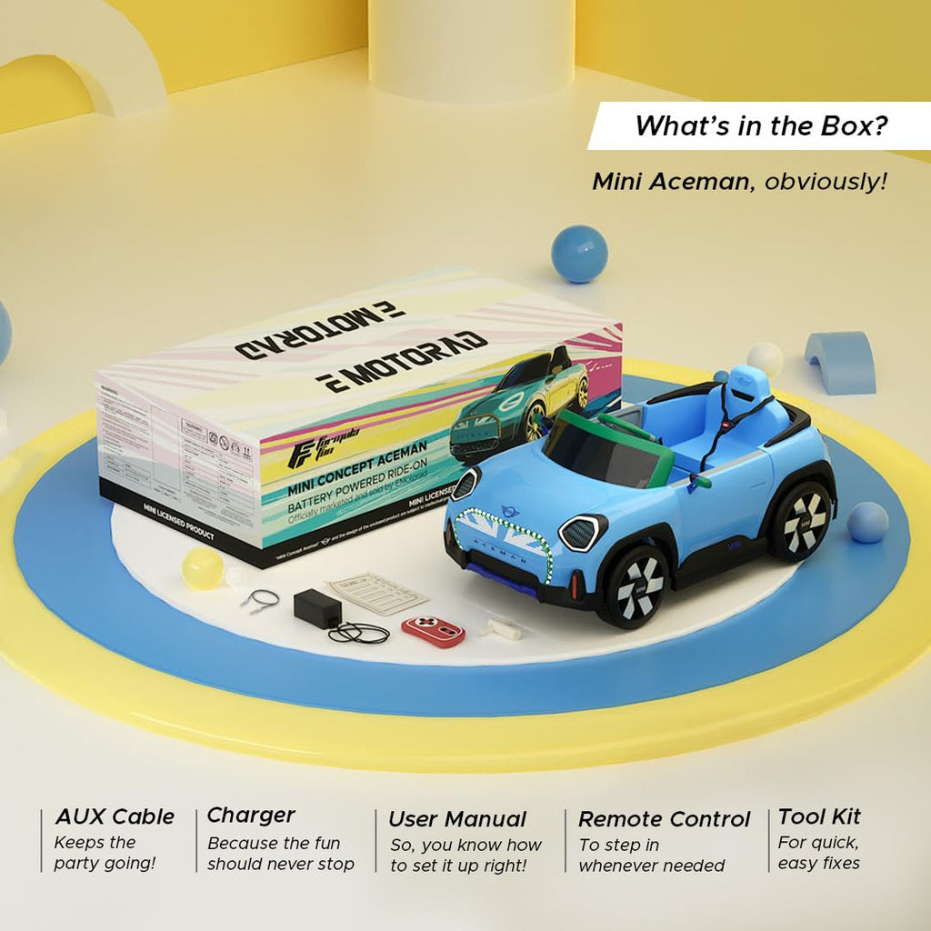 MINI COOPER ACEMAN Ride-on Car (Blue)
