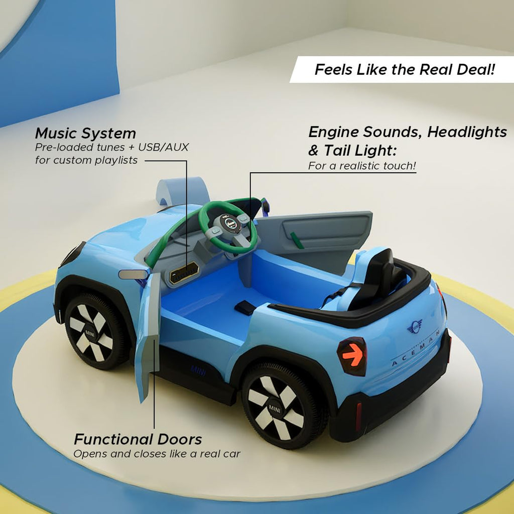 MINI COOPER ACEMAN Ride-on Car (Blue)