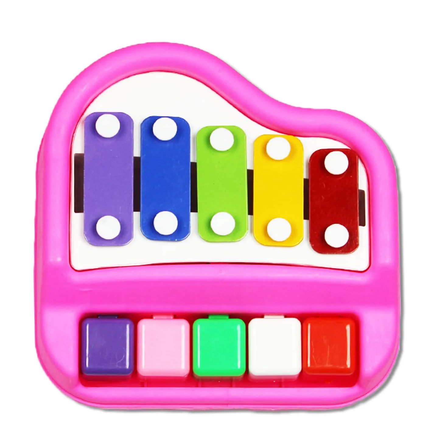 2-in-1 Musical Xylophone & Piano Toy