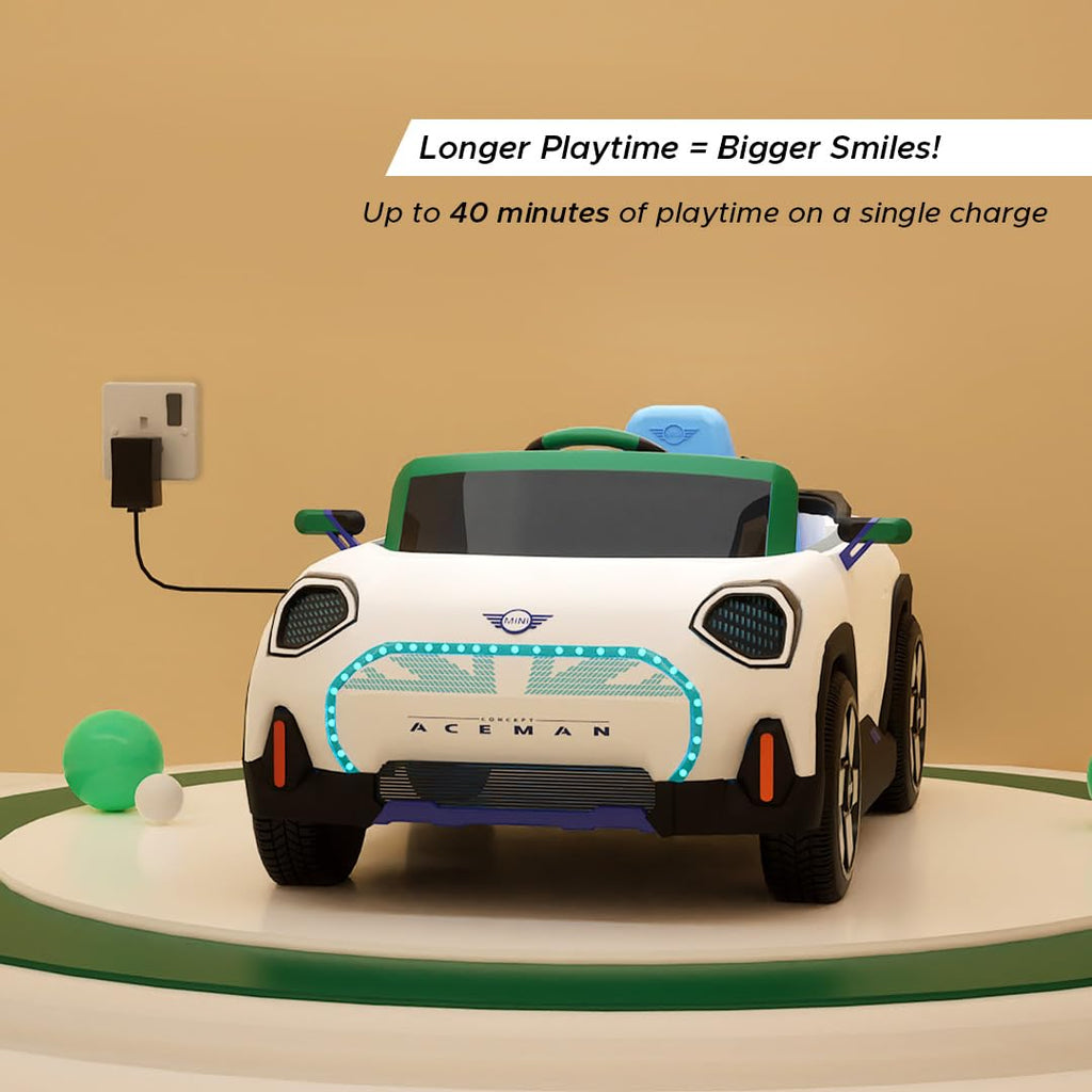 MINI COOPER ACEMAN Ride-on Car (White)