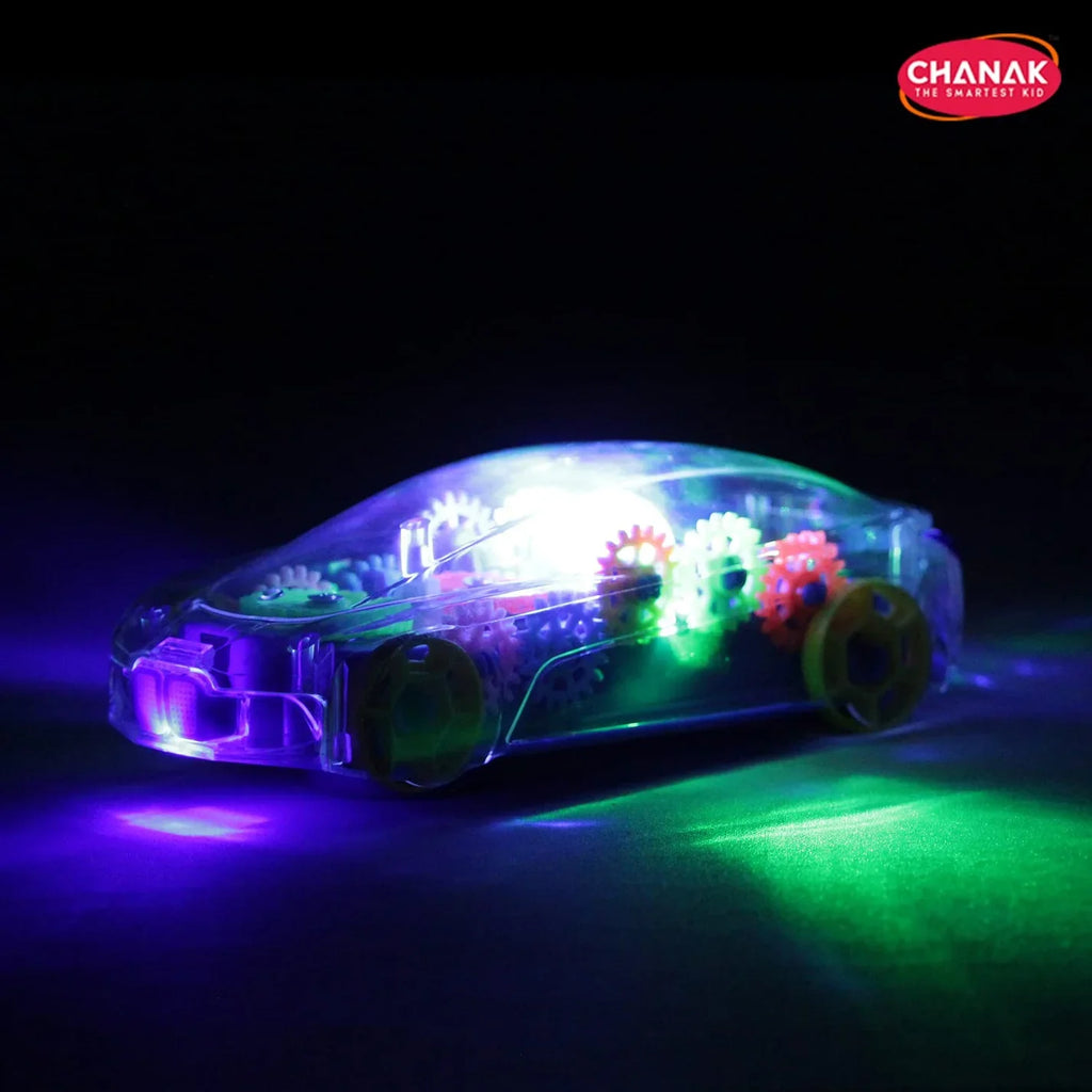 Transparent Gear Car