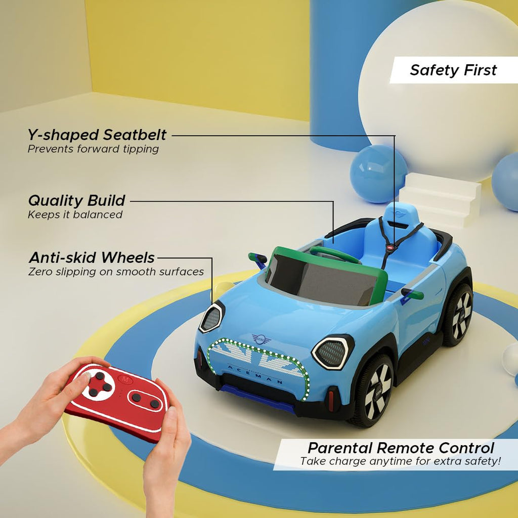 MINI COOPER ACEMAN Ride-on Car (Blue)