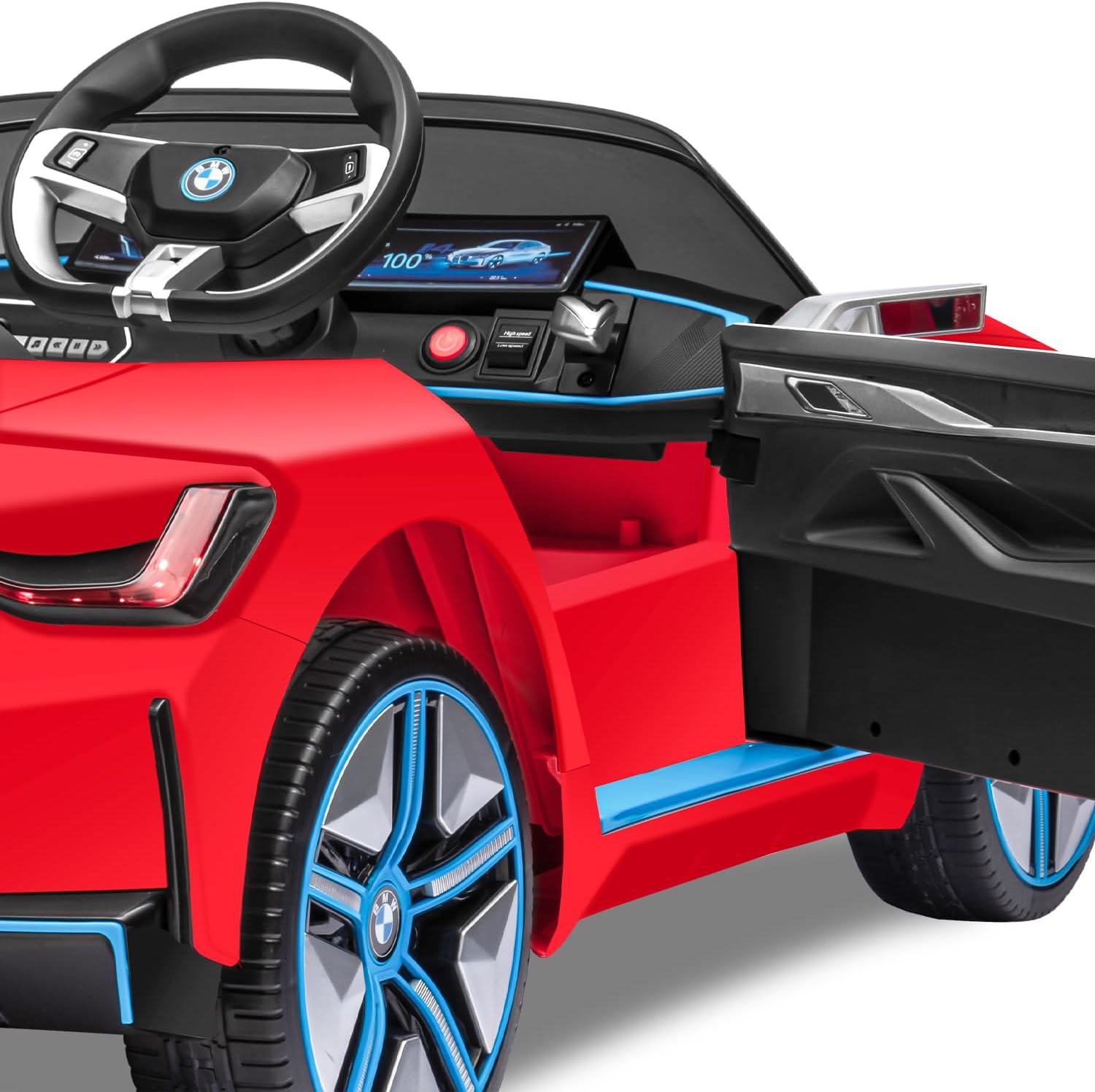 BMW i4 Ride-On Car (Red)