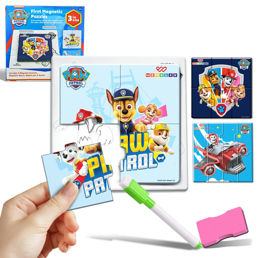 My First 3 in 1 Jigsaw Magnetic Puzzle (PAW PATROL)