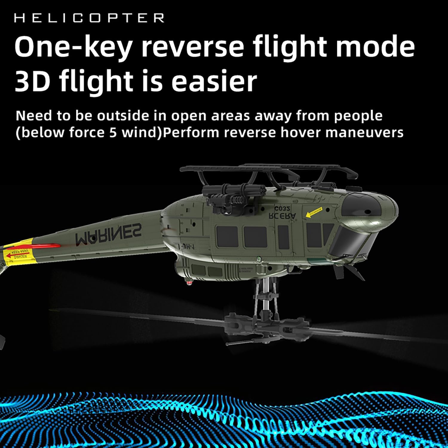 RC Helicopter Aircraft Heli Maintain Altitude with Fly Upside Down 3D Rolling