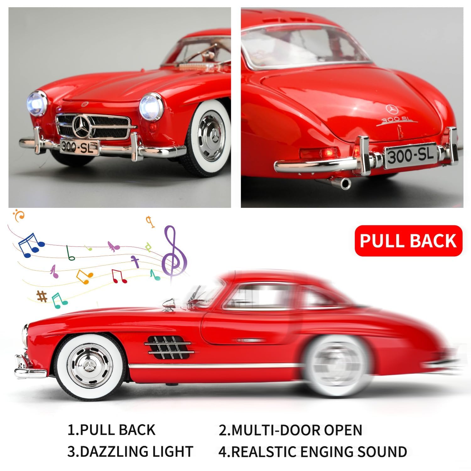 Die-cast car 1954 Mercedes-Benz reed