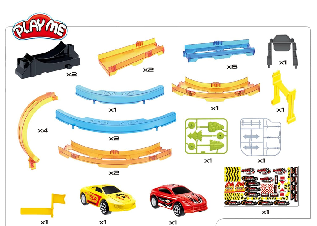 Track Set 28 PCS – Double Loop 360°