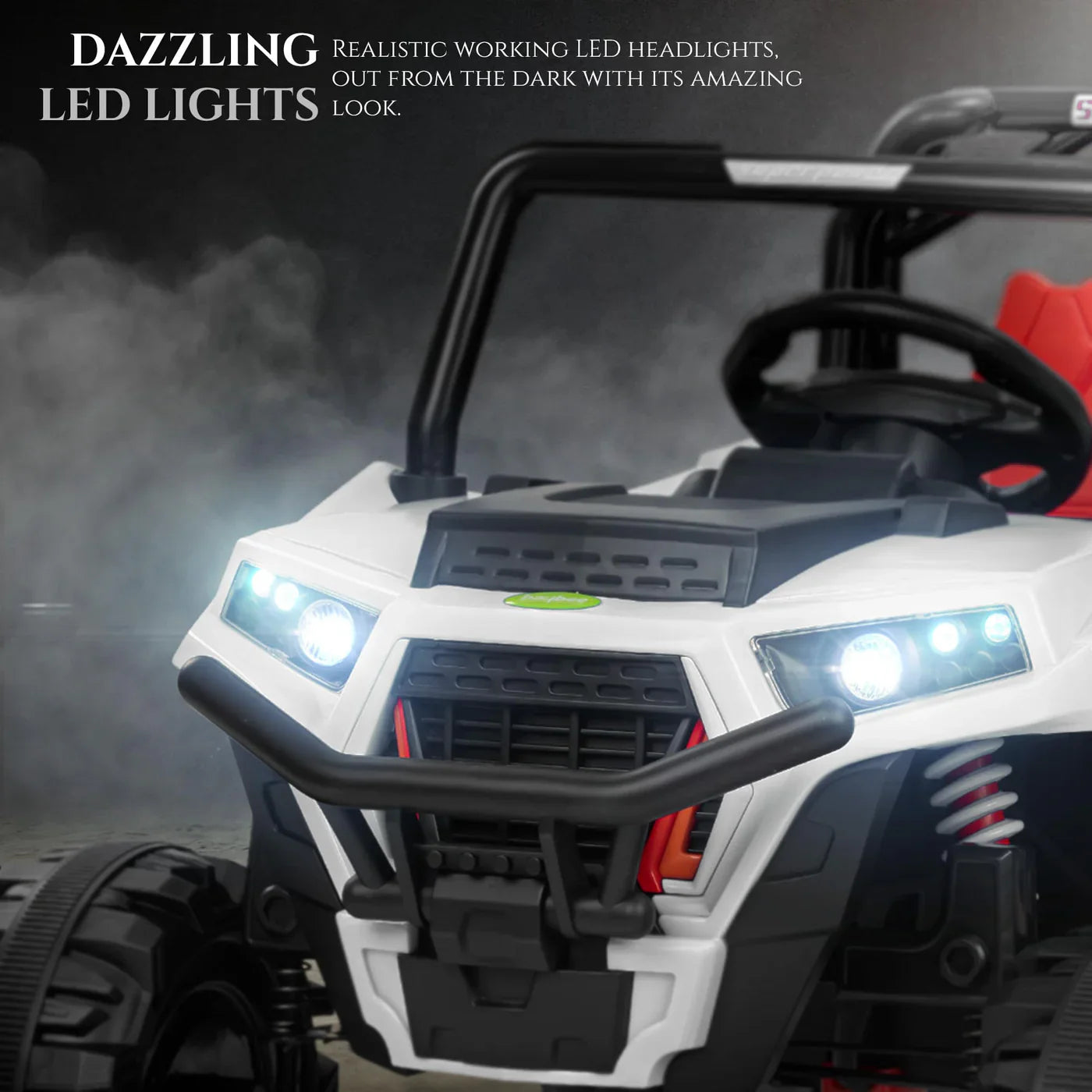 Derak UTV Battery Operated Jeep (WHITE)