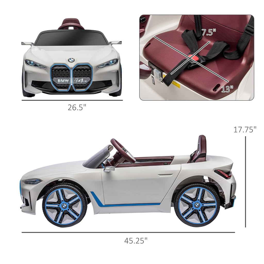 BMW i4 Ride-On Car (White)