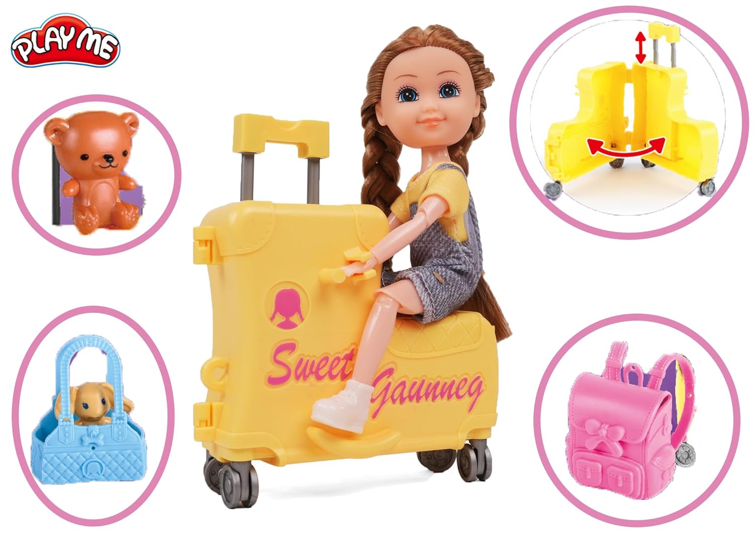 LAY ME Toys Diana Doll Set