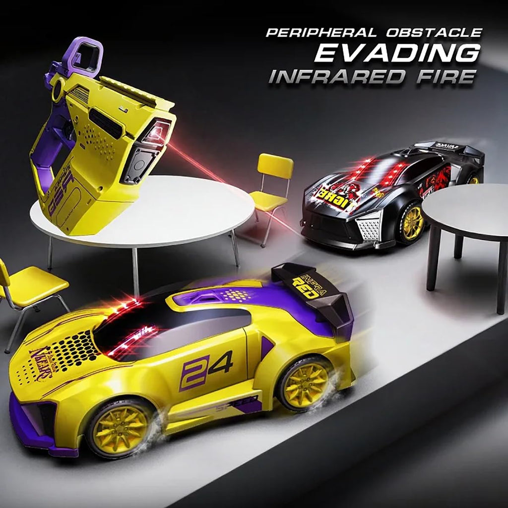 2 Player Infrared Battle RC Car with Gun & Lights