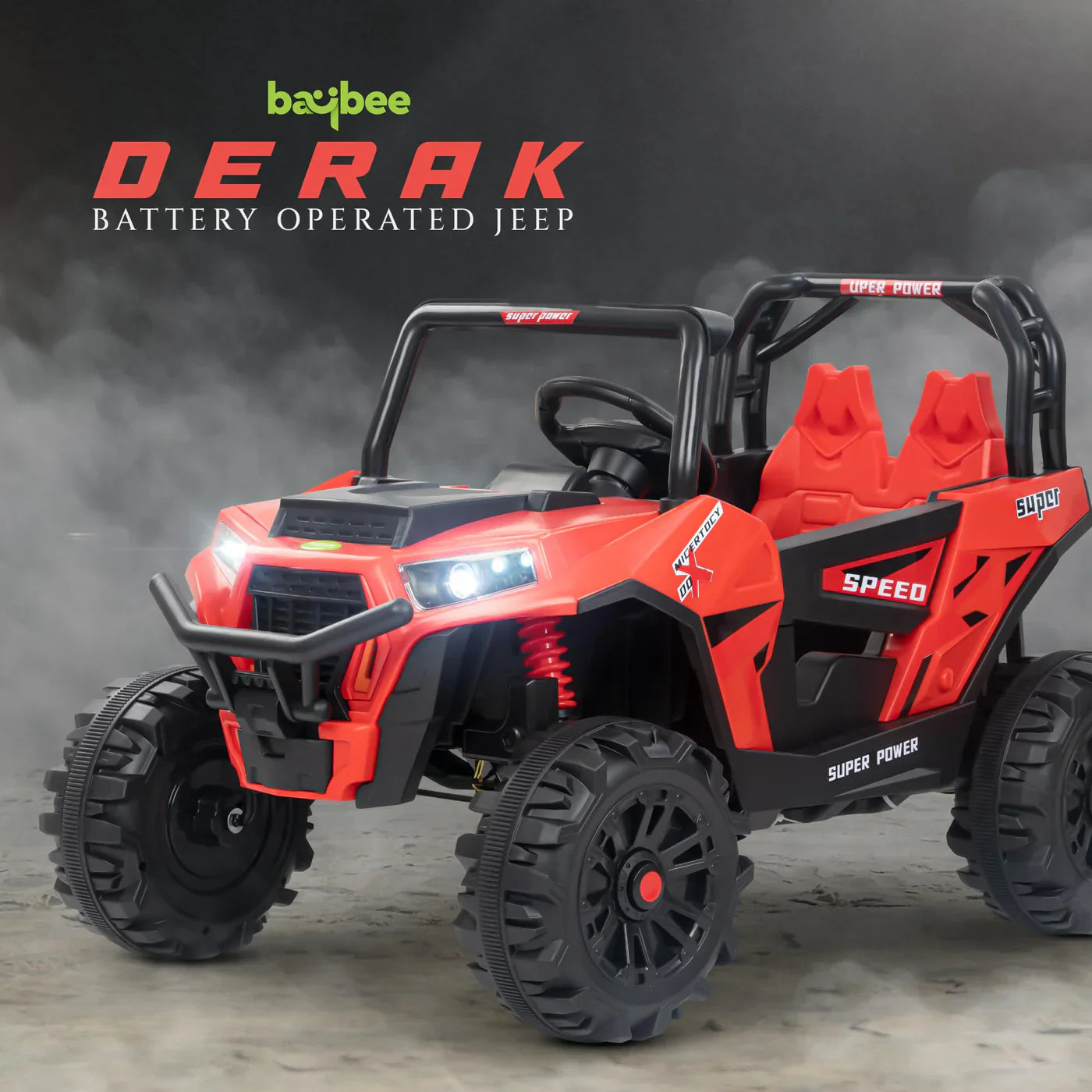 Derak UTV Battery Operated Jeep (RED)