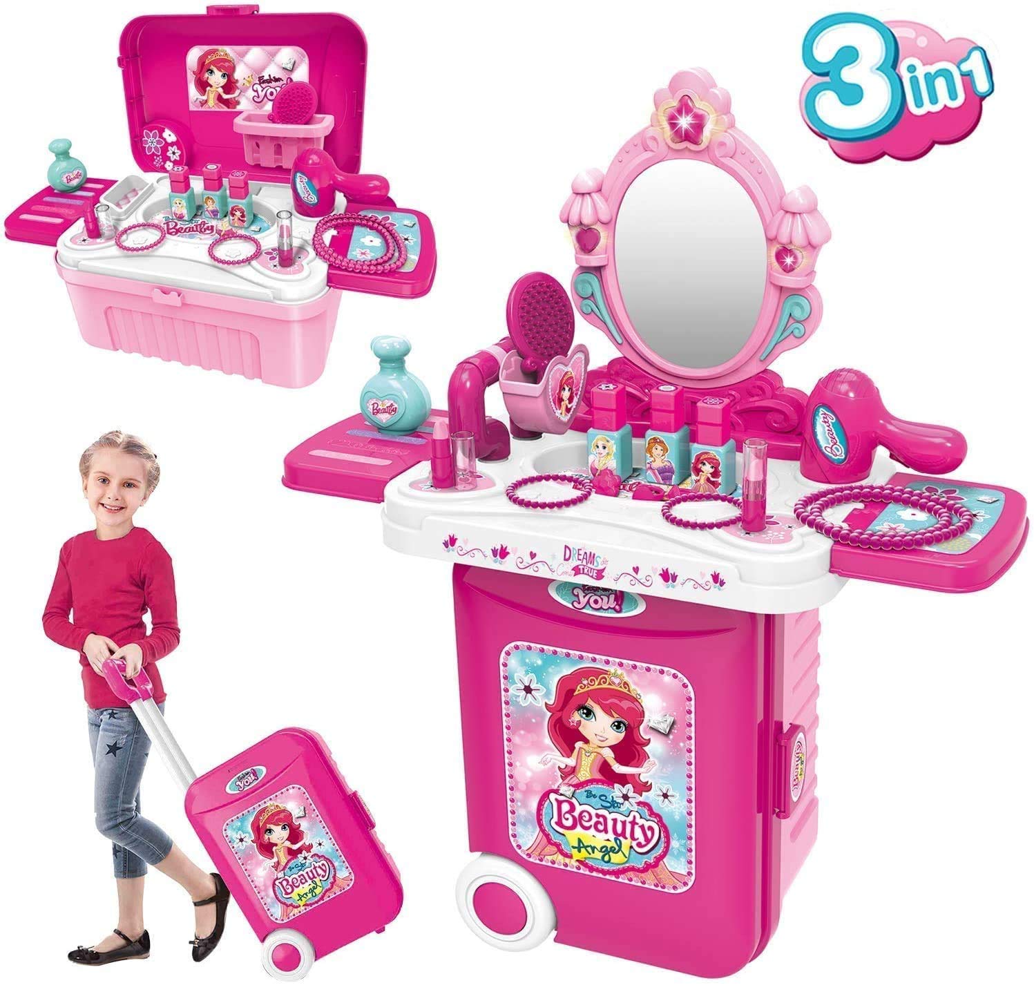 3 In 1 Beauty Set With Suitcase
