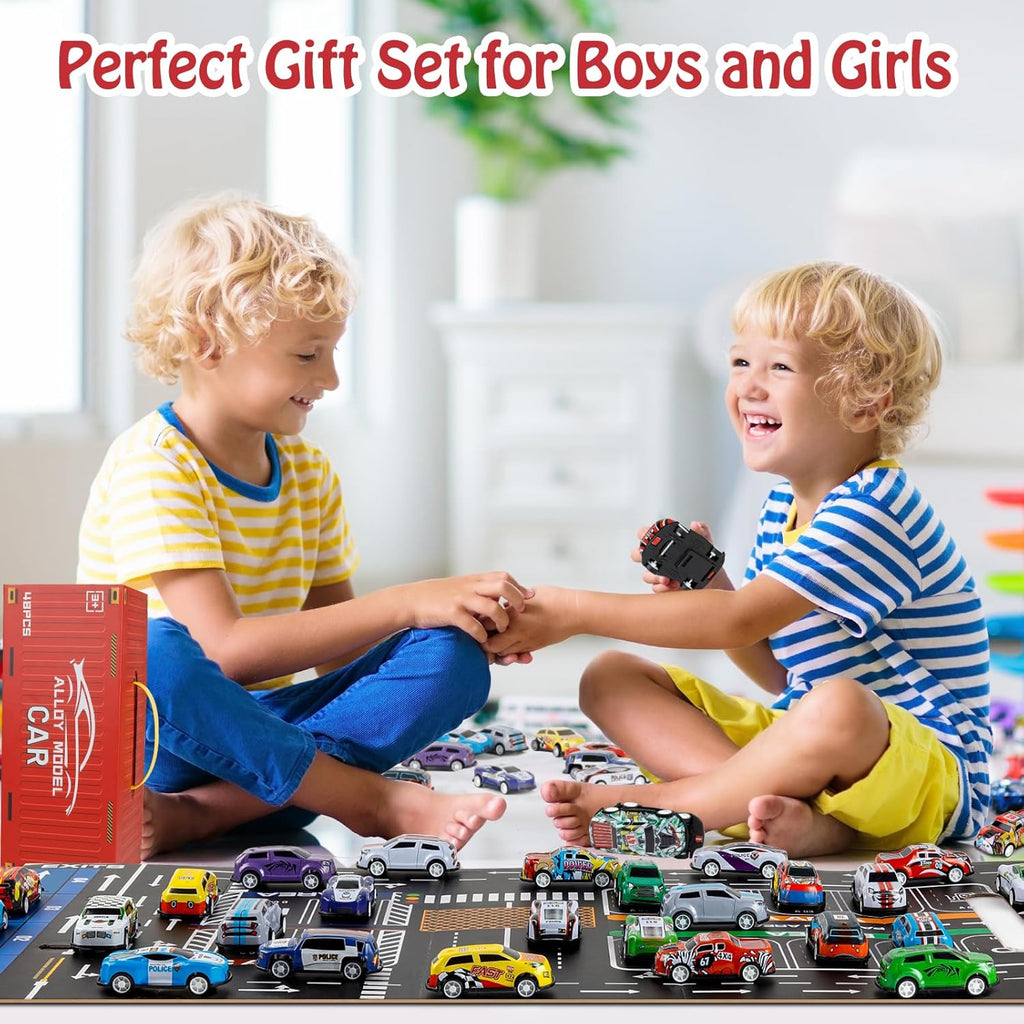 48pcs Pull Back Cars Set