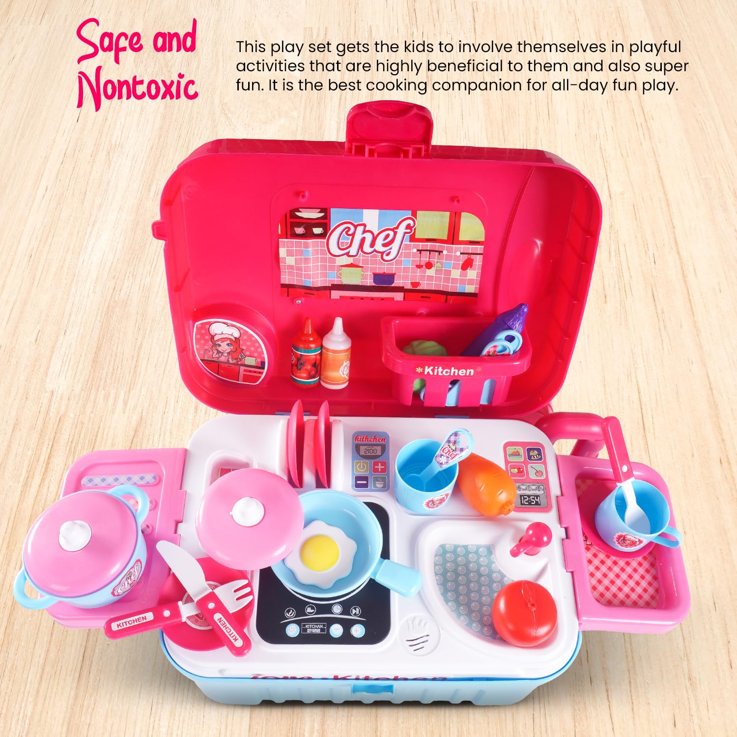 2 in 1 Pretend Play Kitchen Set