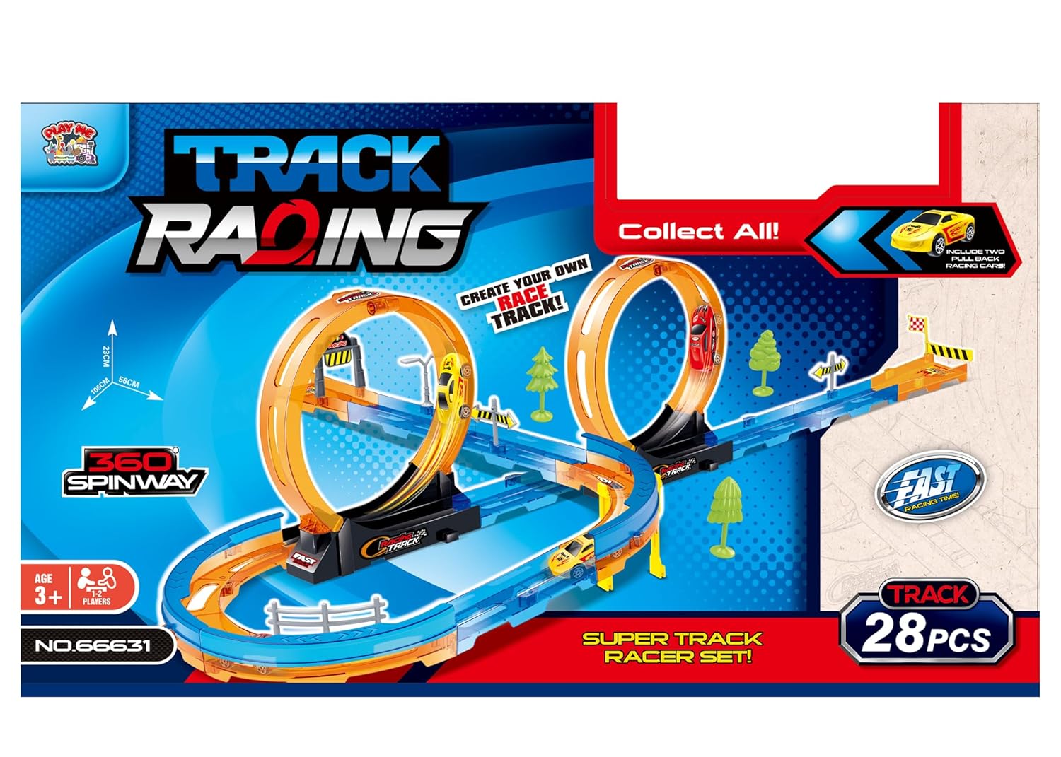 Track Set 28 PCS – Double Loop 360°