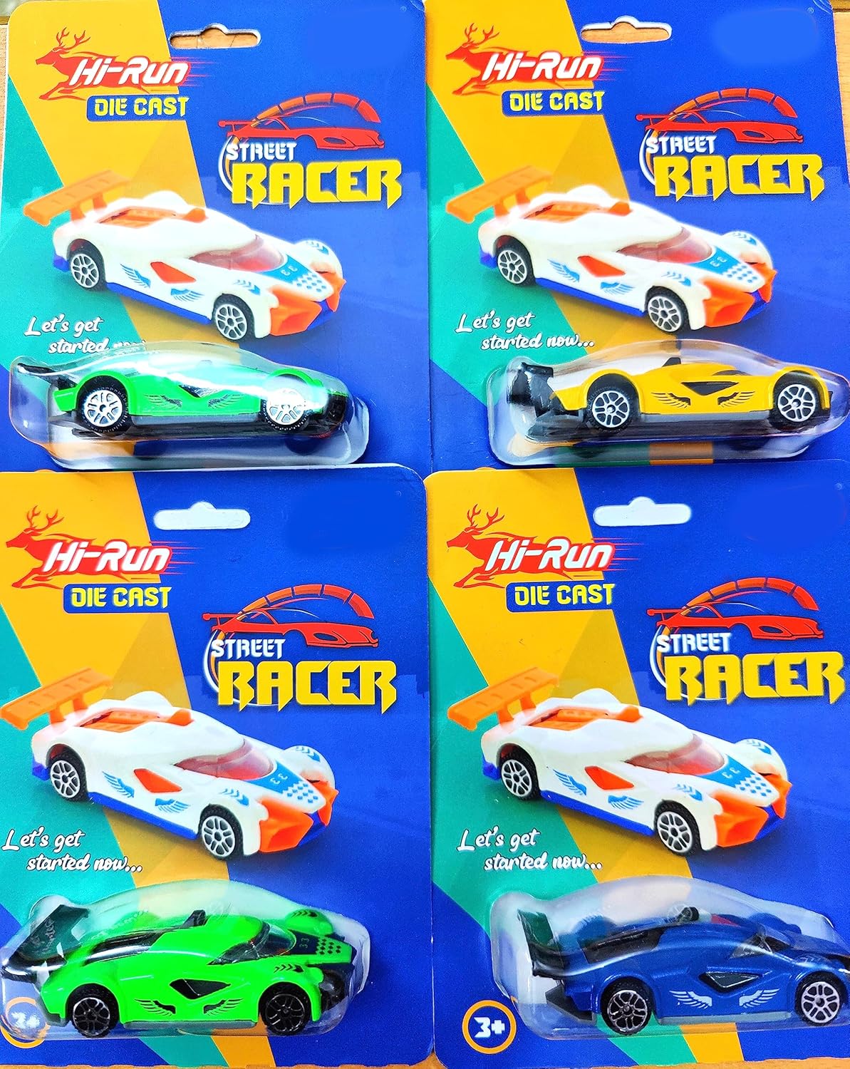 Amazing 1:24 Scaled DIE-CAST Metal Street Racer