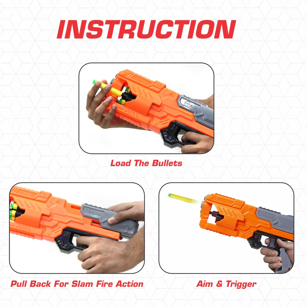 High Performance Six Fire Gun