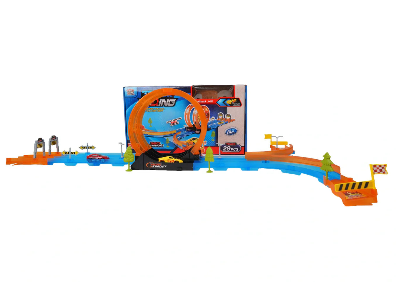 Track Racing 29 PCS – Double Loop 360°