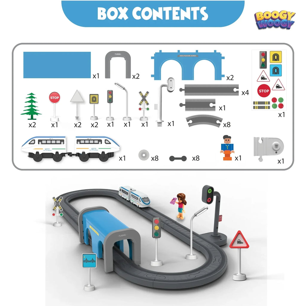 BOOGYWOOGY Bharat Express (49 Pcs)