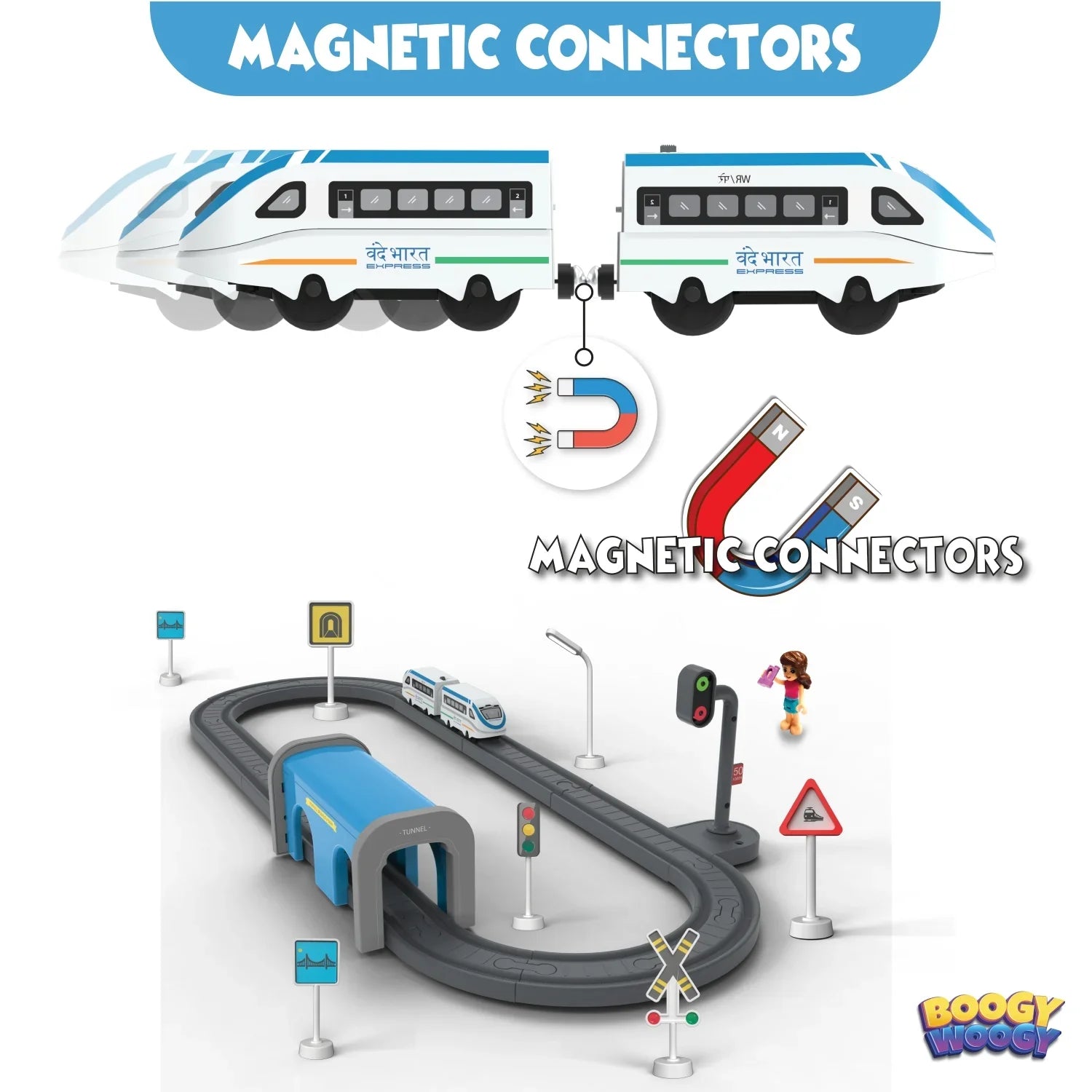 BOOGYWOOGY Bharat Express (49 Pcs)