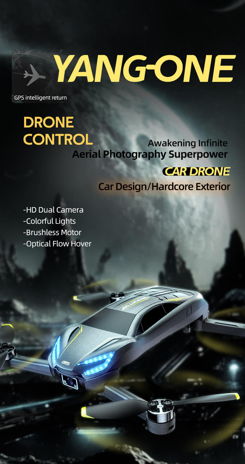 X29 Simulation Car Aircraft Brushless Toy Drone with double camera