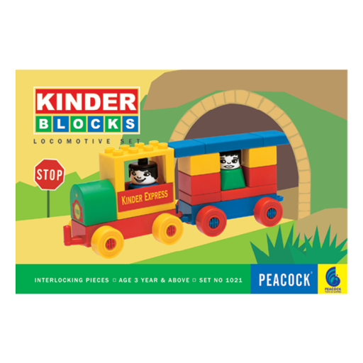 Buy Kinder Blocks Locomotive Set Online in India - ToyIQ – RC Wale