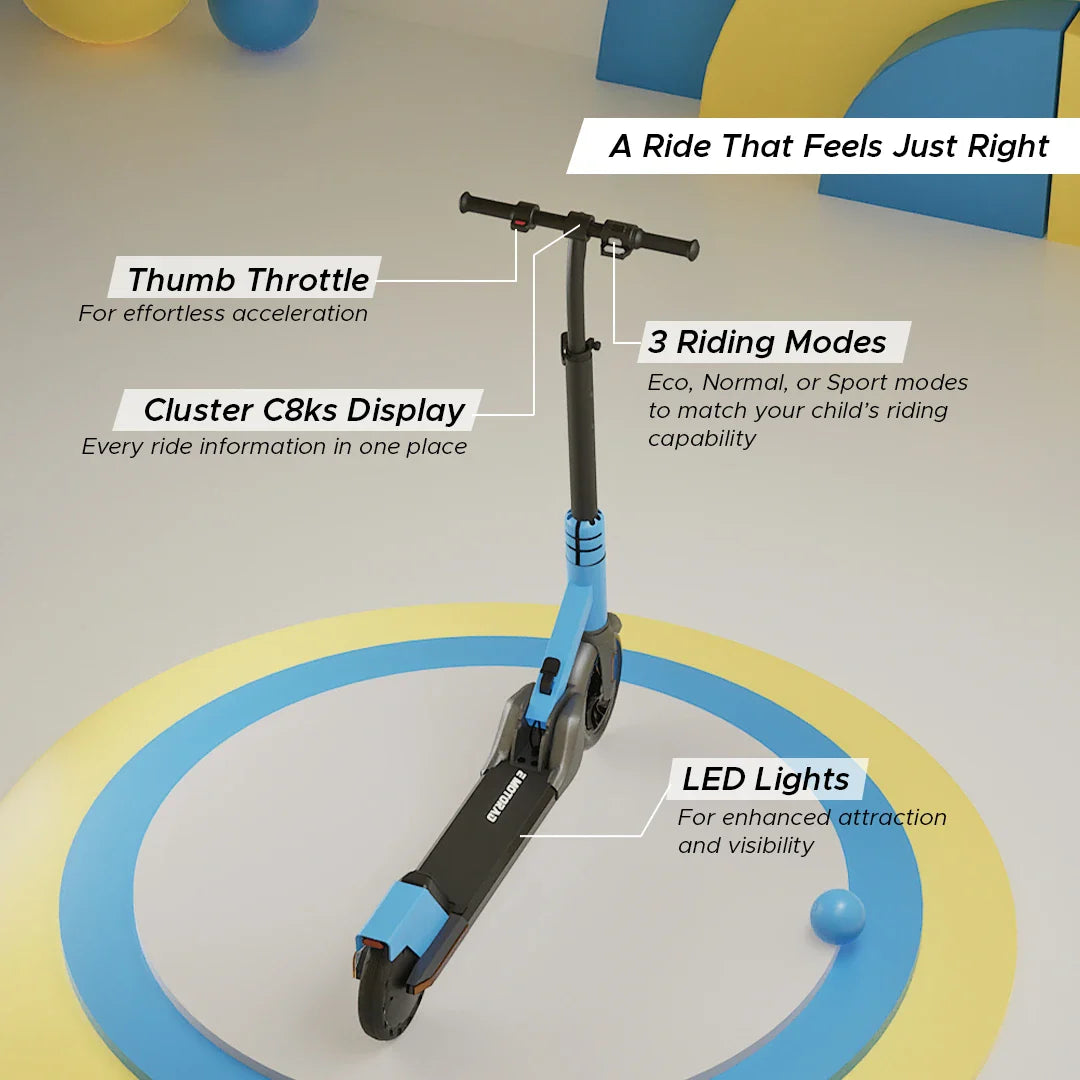 E MOTORAD LIL E Junior- Sporty Blue