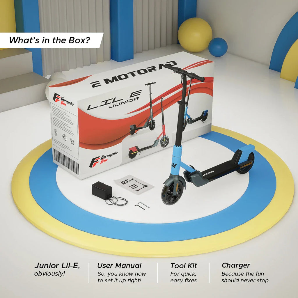 E MOTORAD LIL E Junior- Sporty Blue