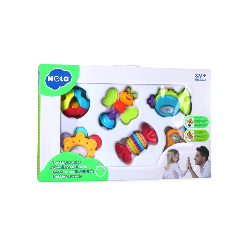 Rocking Rattles (6 pcs per set)