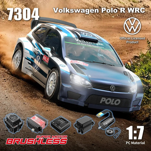 Mjx Hyper go VW Polo 14304 Brushless Rc Cars Hyper 4wd Rc Car All-Road RC Drift Car Brushless Scale 2.4G 4wd High Speed Electric,Terreneitor 4x4 Carros,1/14 High Speed Rc Cars Drift for Adults