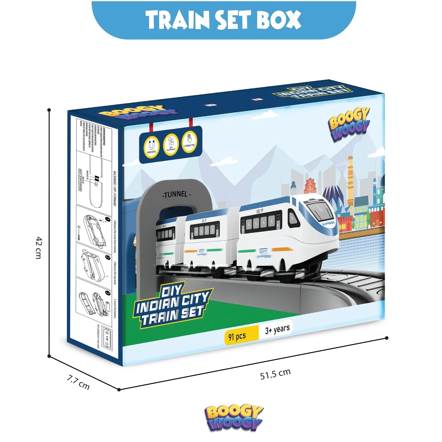 BOOGYWOOGY Bhart Express (91 Pcs)