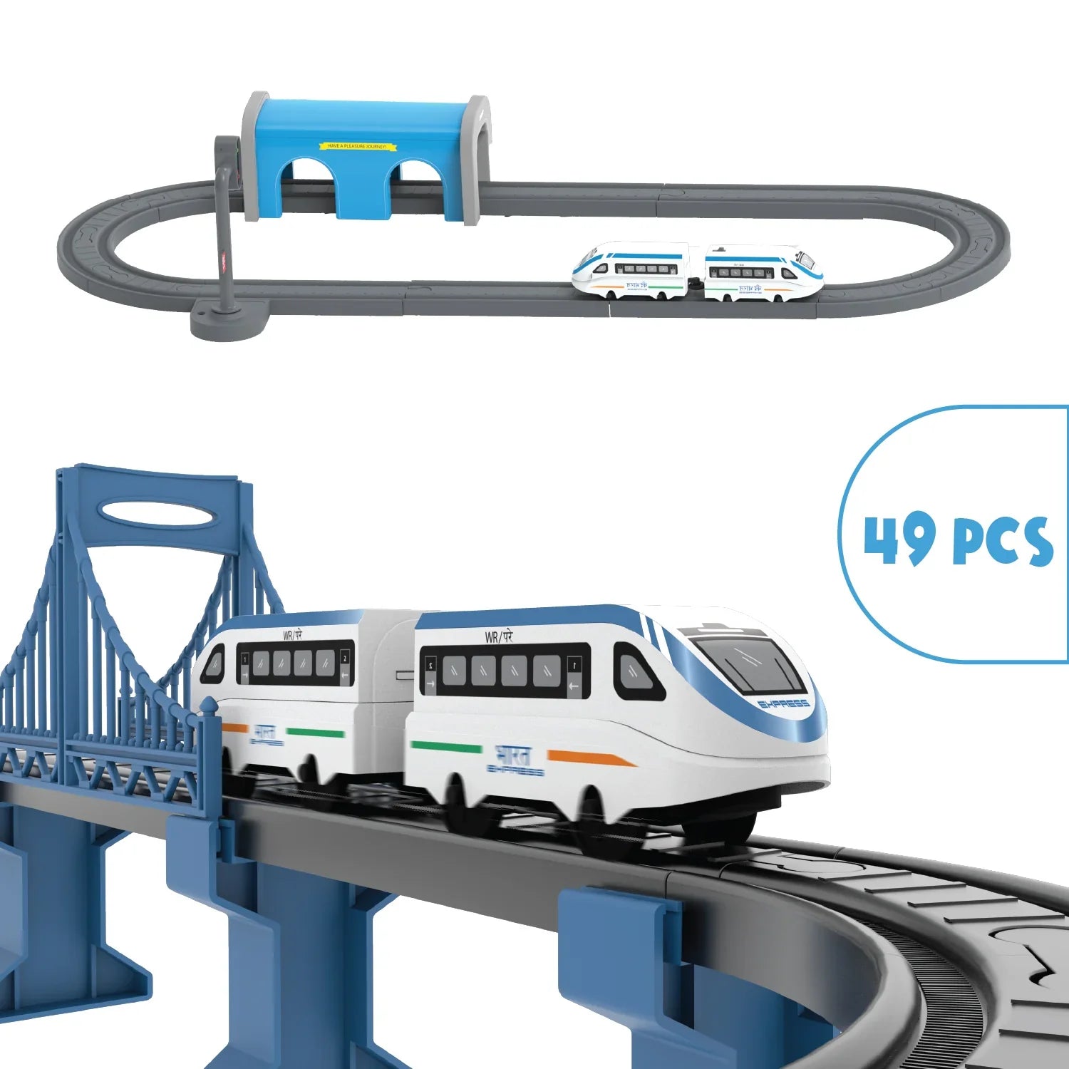 BOOGYWOOGY Bharat Express (49 Pcs)