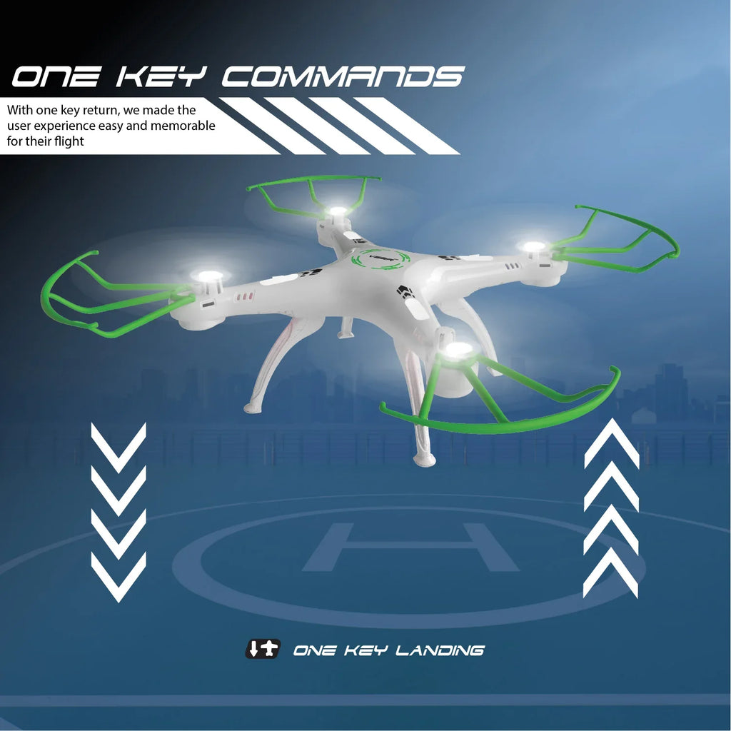 VEER 360-GREEN Altitude Holding Drone-Double Battery Double Fun